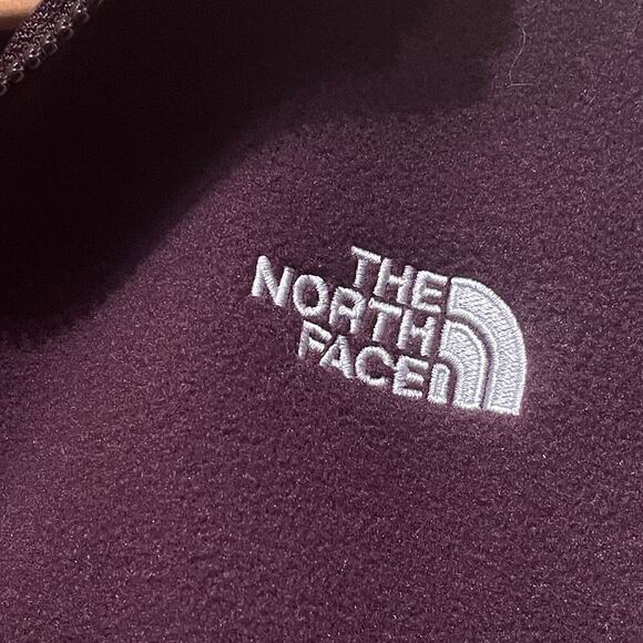 The North Face Women’s M Fleece Jacket | Plum Full Zip Outdoor Layer NWOT - Picture 8 of 10